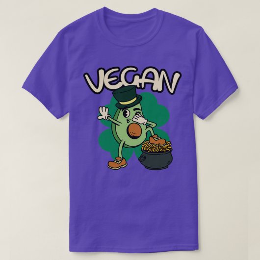 Vegans zijn overalAvocado T-shirt (Design voorkant)