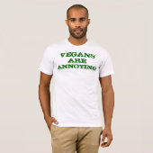 Vegans zijn vervelend t-shirt (Voorkant volledig)
