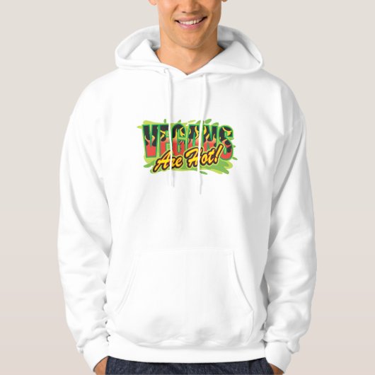 Vegans zijn warm hoodie (Voorkant)
