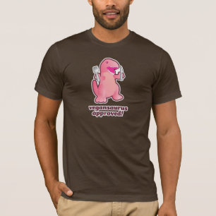 vegansaurus goedgekeurd! logo t-shirt