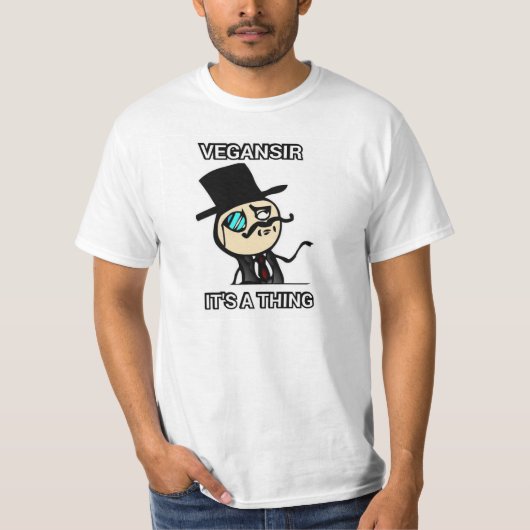 Vegansir, het is iets t-shirt (Voorkant)