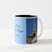 vegas 190, vegas 191, Paris, Las Vegas2007 Tweekleurige Koffiemok (Voorkant rechts)