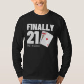 Vegas 21st Birthday - Birthday Party in Las Vegas T-shirt (Voorkant)