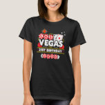 Vegas 21st Birthday - Vegas Birthday T-shirt<br><div class="desc">Vegas 21st Birthday - Vegas Birthday - Vegas Birthday 2024</div>