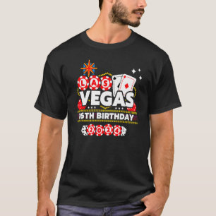 Vegas 36th Birthday - Vegas Birthday - Vegas Geboo T-shirt