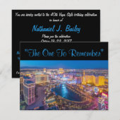 Vegas 40ste verjaardag kaart (Voorkant / Achterkant)