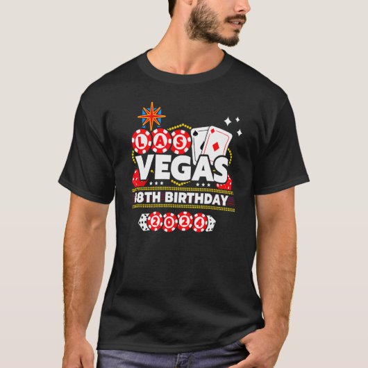 Vegas 88th Birthday - Vegas Birthday T-shirt (Voorkant)