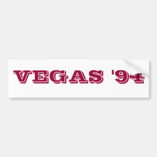 VEGAS '94 BUMPERSTICKER