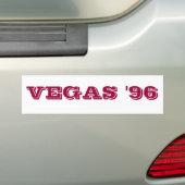 VEGAS '96 BUMPERSTICKER (Op auto)