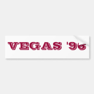 VEGAS '96 BUMPERSTICKER
