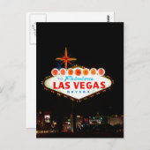 Vegas Aanmelden Briefkaart (Voorkant / Achterkant)