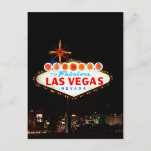 Vegas Aanmelden Briefkaart