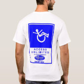 Vegas Adventures Access Unlimited Tee Shirt (Achterkant)