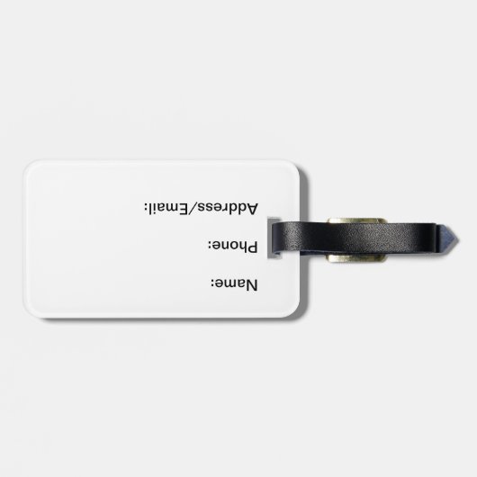 Vegas Baby Bagagelabel (Achterkant horizontaal)