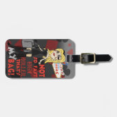 Vegas Baby Bagagelabel - Blonde versie (Voorkant horizontaal)