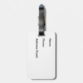 Vegas Baby Bagagelabel - Blonde versie (Achterkant verticaal)