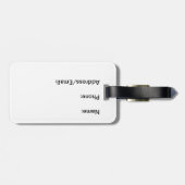 Vegas Baby Bagagelabel - Blonde versie (Achterkant horizontaal)