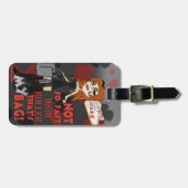 Vegas Baby. bagagelabel - Redhead-versie (Voorkant horizontaal)