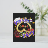 VEGAS BABY BRIEFKAART (Staand voorkant)