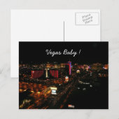 vegas baby! briefkaart (Voorkant / Achterkant)