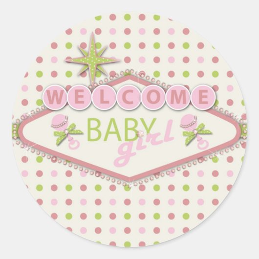 Vegas Baby Sticker (Voorkant)
