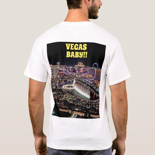 Vegas Baby T-shirt (Achterkant)