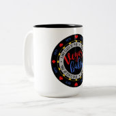 Vegas, Baby. Tweekleurige Koffiemok (Voorkant links)