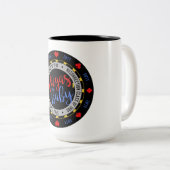 Vegas, Baby. Tweekleurige Koffiemok (Voorkant rechts)