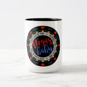 Vegas, Baby. Tweekleurige Koffiemok (Center)