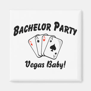 Vegas Bachelor Party Magneet