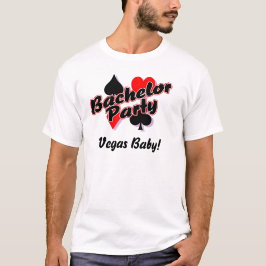 Vegas Bachelor Party T-shirt (Voorkant)