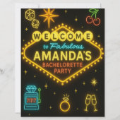 Vegas Bachelorette Party Drink Game-Take a Sip If (Voorkant)