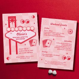 Vegas Bachelorette Party Uitnodiging