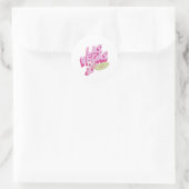Vegas Bachelorette Ronde Sticker (Tas)