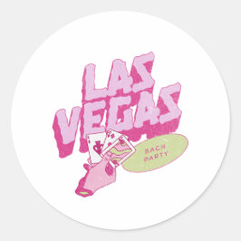 Vegas Bachelorette Ronde Sticker