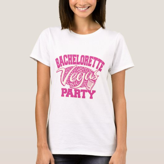 Vegas Bachelorette T-shirt (Voorkant)