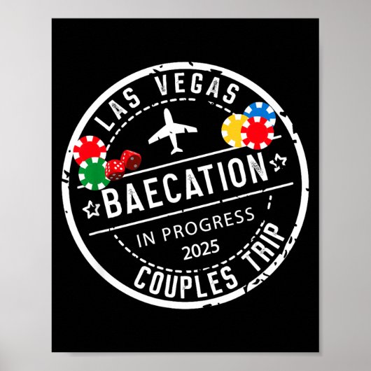 Vegas Baecation 2025 Couples Trip In Progress To L Poster (Voorkant)