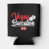 Vegas Baecation Koppels Vakantie Baecation Blikjeskoeler (Voorkant)