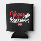 Vegas Baecation Koppels Vakantie Baecation Blikjeskoeler (Achterkant)