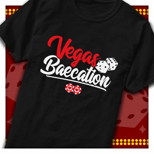 Vegas Baecation Koppels Vakantie Baecation T-shirt