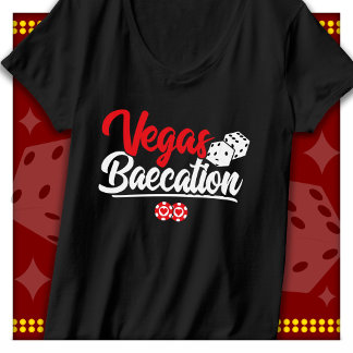 Vegas Baecation Koppels Vakantie Baecation T-shirt