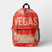 Vegas Bedrukte Rugzak (Voorkant)
