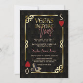 Vegas Before Vows Casino Great Gatsby Bachelorette Kaart (Voorkant)