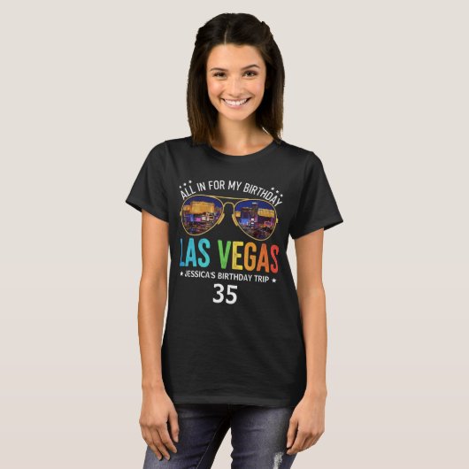 Vegas Birthday Group Trip Shirt (Voorkant volledig)