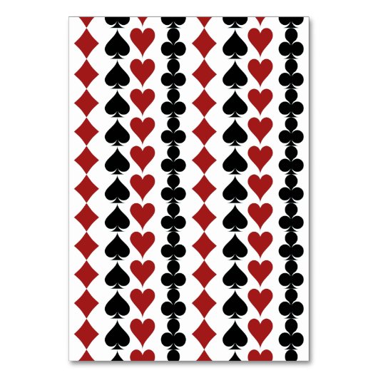 Vegas Black Poker Chip Wedding Seating Chart Kaart (Achterkant)
