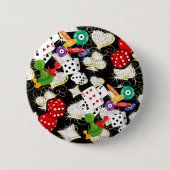 Vegas Bling Ronde Button 5,7 Cm (Voorkant)
