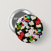 Vegas Bling Ronde Button 5,7 Cm (Voorkant /achterkant)