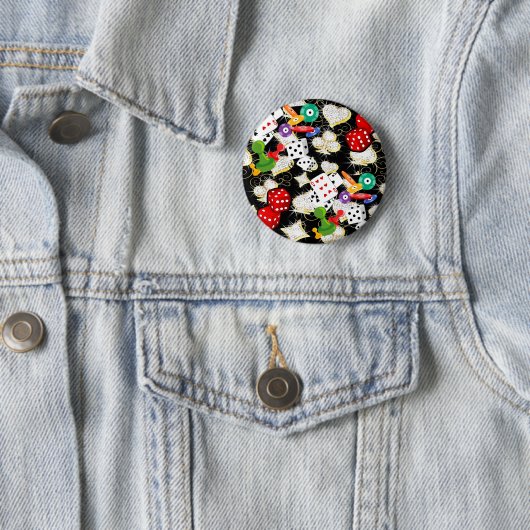 Vegas Bling Ronde Button 5,7 Cm (In situ)