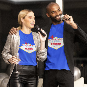 Vegas Bord Funny Naam en Titel T-shirt