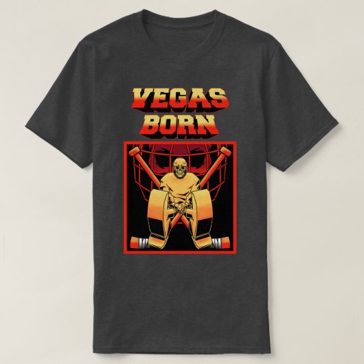 VEGAS BORN T-SHIRT (Design voorkant)